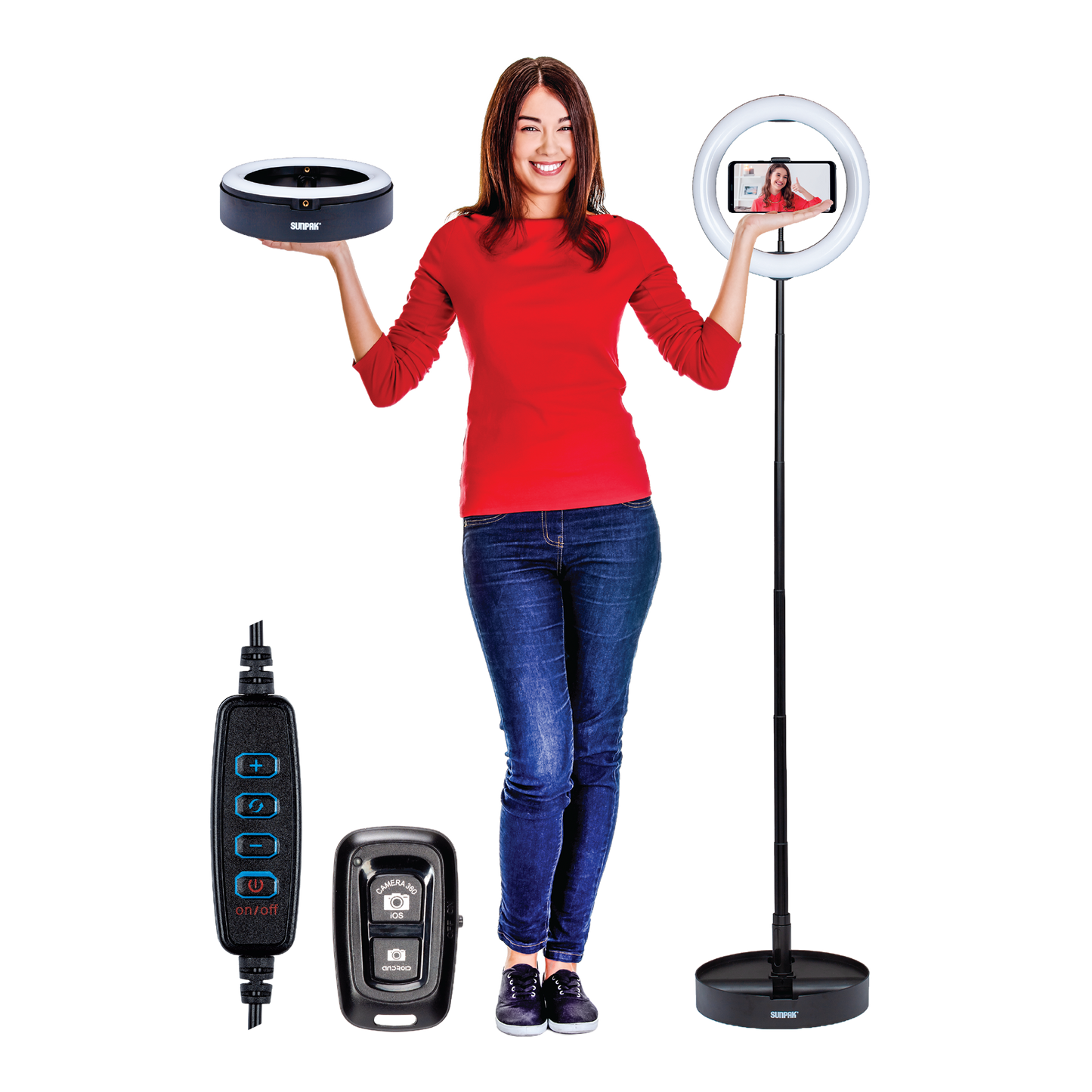 Sunpak Self-Storing Vlogging Kit