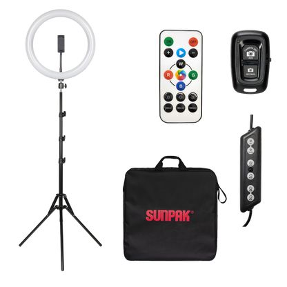 Sunpak 12" RGB Ring Light Kit